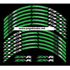 Kawasaki ZXR zx6r zx9r zx10r Reflective wheel stickers rim stripes decals ZX-6R ZX-10R