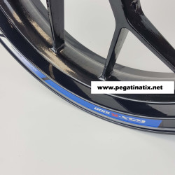 Suzuki GSX-R1000 Reflective wheel stickers decals rim stripes GSXR 1000
