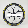 Suzuki GSX-R1000 Reflective wheel stickers decals rim stripes GSXR 1000 Yellow
