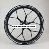 Suzuki GSX-R1000 Reflective wheel stickers decals rim stripes GSXR 1000 White