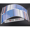 Suzuki GSX-R 1000 wheel stickers decals rim stripes 12 pcs. Laminated