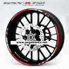 Suzuki GSX-R 750 wheel stickers decals rim stripes 12 pcs.