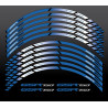 SUZUKI GSR 750 wheel stickers decals GS-R rim stripes Laminated