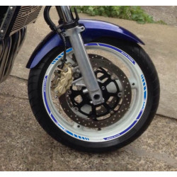 Suzuki GSX-R 1400 wheel stickers decals rim stripes 12 pcs. Laminated
