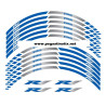 Yamaha YZF-R1 wheel stickers decals rim stripes Laminated
