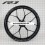 Yamaha YZF-R1 OEM style wheel stickers decals rim stripes Laminated grey (Compatible Product)