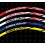 YAMAHA Racing Japan flag Wheel decals rim stripes 16 pcs. Laminated full color (Produto compatível)