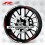 Yamaha YZF-R6 wheel stickers decals rim stripes Laminated yzf r6 white red (Compatible Product)