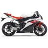 Yamaha YZF-R6 wheel stickers decals rim stripes Laminated yzf r6 white red