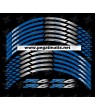 Yamaha YZF-R6 wheel stickers decals rim stripes Laminated yzf r6 blue