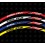 YAMAHA YZF-R6 Japan flag Wheel decals rim stripes 16 pcs. Laminated full color (Kompatibles Produkt)