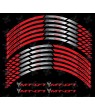 Yamaha MT-07 wheel stickers decals rim stripes Laminated MT07 Red