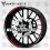 Yamaha MT-07 wheel stickers decals rim stripes Laminated MT07 Red (Compatible Product)