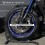 Yamaha MT-07 wheel stickers decals rim stripes Laminated MT07 grey (Compatible Product)