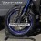 Yamaha MT-09 wheel stickers decals rim stripes Laminated MT09 Grey (Compatible Product)