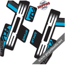DECALS BOS IDYLLE RARE FCV STICKERS KIT BLACK FORKS