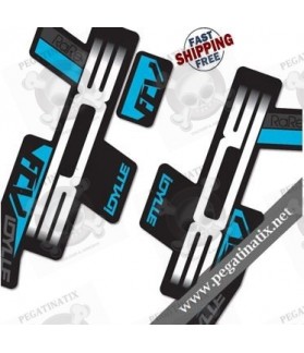DECALS BOS IDYLLE RARE FCV STICKERS KIT BLACK FORKS (Compatible Product)