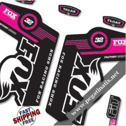 DECALS STICKERS FOX 32 DECALS KIT BLACK FORKS