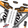 DECALS STICKERS FOX 32 DECALS KIT BLACK FORKS