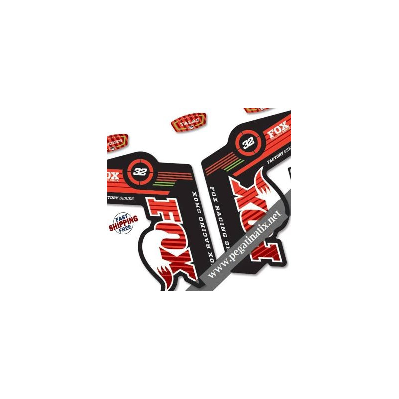 DECALS STICKERS FOX 32 SPECIAL EDITION 2 2014