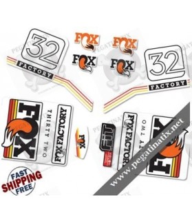 Adhesivo stickers horquilla FOX FACTORY 32 2016 STANDARD (Producto compatible)