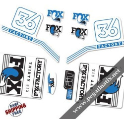 DECALS FOX FACTORY 36 2016 STICKERS KIT WHITE FORKS