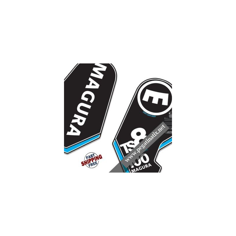 DECALS STICKER FORK MAGURA TS8B