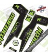 DECALS MARZOCCHI 350 NCR DECALS BLACK FORKS KIT