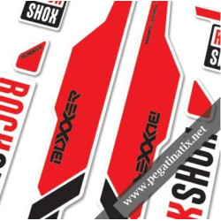 DECALS FORK ROCK SHOX BOXXER 2014