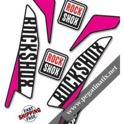 DECALS FORK BOXXER 2016 STICKERS KIT BLACK 