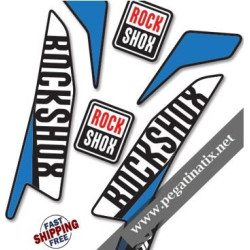 DECALS FORK BOXXER 2016 STICKERS KIT BLACK 