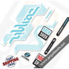 FORK ROCK SHOX DOMAIN WHITE FORK DECALS KIT