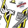 FORK ROCK SHOX LYRIC TYPE B WHITE FORK DECALS KIT