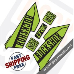 FORK ROCK SHOX LYRIK 2016 BLACK FORK DECALS KIT