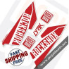 FORK ROCK SHOX LYRIK 2016 WHITE FORK DECALS KIT