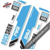 FORK ROCK SHOX PIKE 2014 STICKERS KIT WHITE FORKS