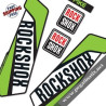 FORK ROCK SHOX PIKE 2016 STICKERS KIT WHITE FORKS