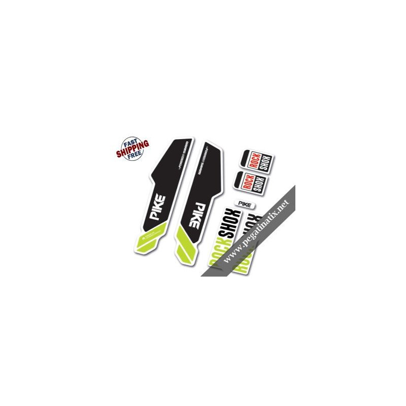 FORK ROCK SHOX PIKE VB STICKERS KIT FORKS