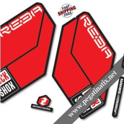 FORK ROCK SHOX REBA 2011 B DECALS KIT STICKERS FORKS