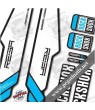 FORK ROCK SHOX REBA 2013 WHITE DECALS KIT STICKERS FORKS