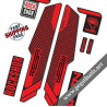 FORK ROCK SHOX BRAIN 2014 STICKERS KIT BLACK FORKS