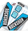 FORK ROCK SHOX RECON 2016 DECALS KIT BLACK FORKS