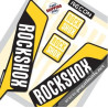 FORK ROCK SHOX RECON 2016 DECALS KIT BLACK FORKS