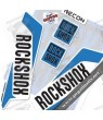 FORK ROCK SHOX RECON 2016 DECALS KIT WHITE FORKS