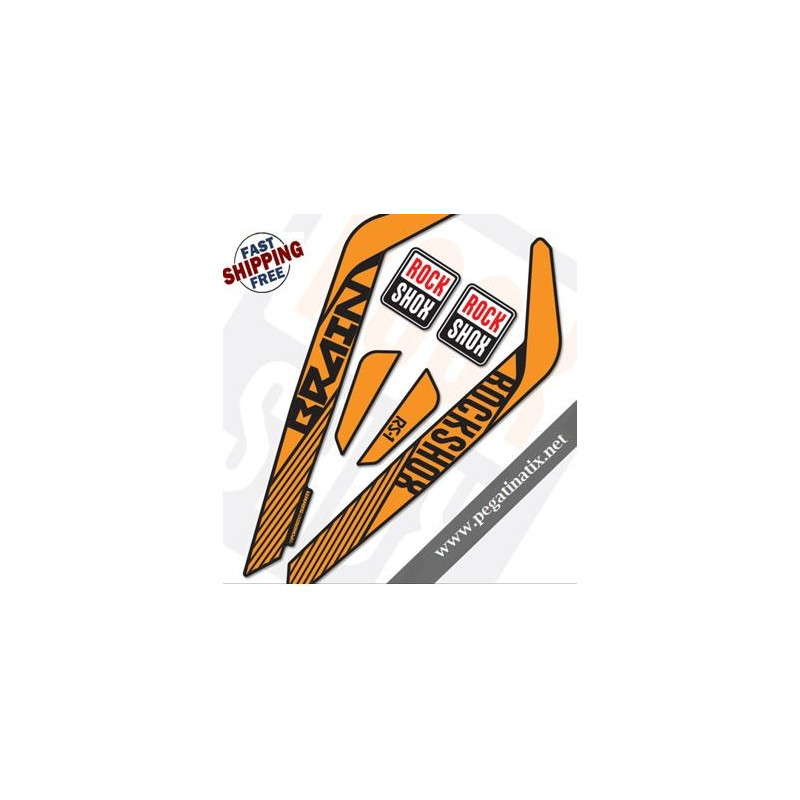 DECALS FORK ROCKSHOX RS-1 BRAIN 2014 DECALS KITS