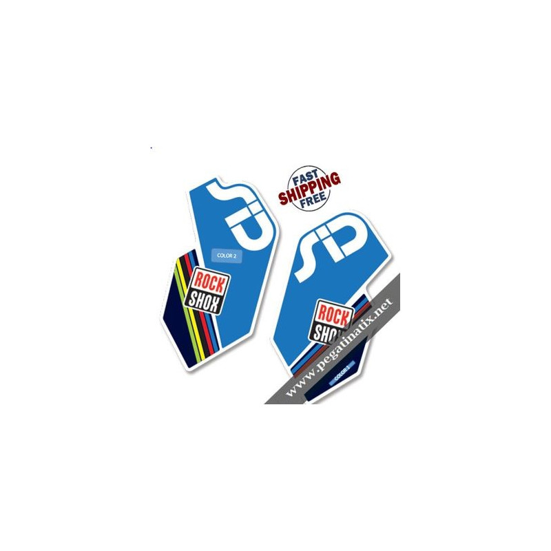 DECALS ROCKSHOX SID 2012 WHITE FORK DECALS KIT