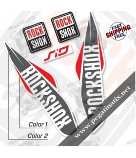 DECALS ROCKSHOX SID 2017 WHITE FORK DECALS KIT (Compatible Product)