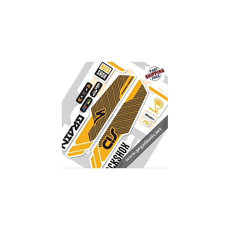 DECALS SID BRAIN 2014 DECALS KIT WHITE FORKS