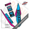 DECALS ROCKSHOX SID BRAIN 2017 BLACK FORK DECALS KIT
