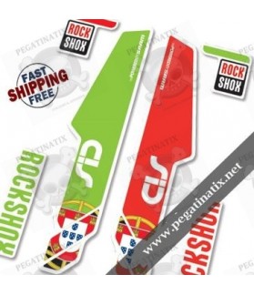 DECALS ROCKSHOX SID PT EDITION 2014 WHITE (Compatible Product)